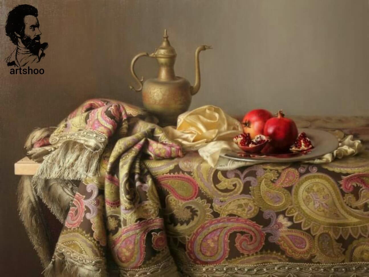 آموزش نقاشی رنگ روغن